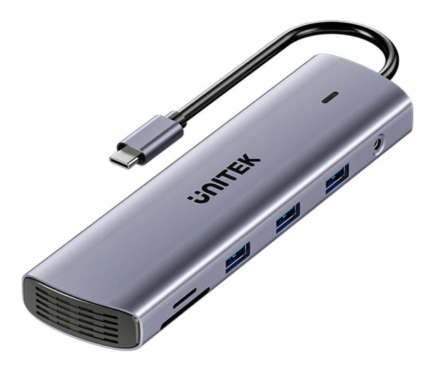 Unitek Hub USB-C 11w1 z obsługą dwóch monitorów - 1540411 - zdjęcie